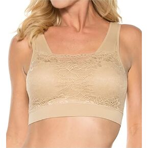 Ahh By Rhonda Shear حمالة صدر نسائية بدون خياطة مع طبقة من الدانتيل in Kuwait