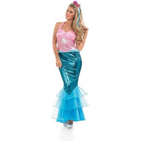 fun shack Womens Mermaid Costume, Mermaid Outfit Women, Adult Mermaid Costume Adult Women, Mermaid Skirt Adult