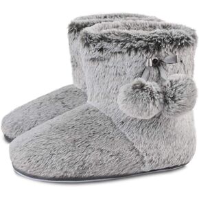 دي ال شبشب نسائي لطيف من الصوف المخملي المنفوش من الميموري فوم احذية منزلية شباشب شتوية in Kuwait