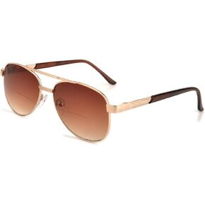 Gudzws Bifocal Sun Readers Glasses Outdoor Reading Glasses & Sunglasses Unisex