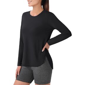 MAGCOMSEN Women's UPF 80+ UV T Shirts Long Sleeve Workout Tops Quick Dry Athletic Tees Gym Hiking Sun Shirt