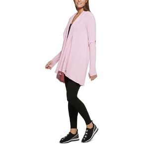 DKNY Women's Hoodie Soft Jersey Cardigan