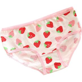 5 Pack Cute Cartoon Cherry Strawberry Printied Underpants