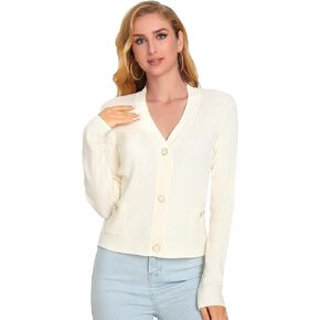 Womens Sweaters,Cardigan Sweaters For Women, Essentials Women's Lightweight v Neck Cardigan Sweater