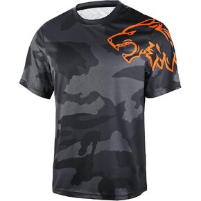 قمصان ركوب الدراجات الجبلية للرجال من Wisdom Leaves بأكمام قصيرة قمصان MTB الإنحدارية ماصة للرطوبة وسريعة الجفاف in Kuwait