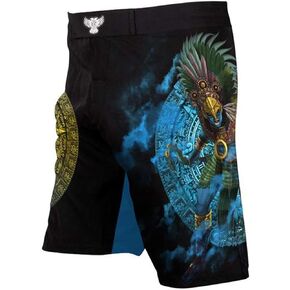 Men's Huitzilopochtli Aztec MMA Shorts Black