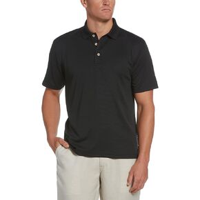 قميص بولو رجالي من Cubavera ذو أداء أساسي، تقنية امتصاص الرطوبة، مقاس عادي (مقاس صغير - 5x كبير وطويل) in Kuwait