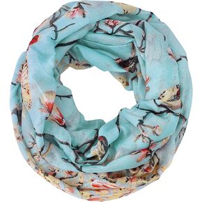GERINLY Lightweight Infinity Scarf Soft Long Circle Loop Fashion Warm Neck Wrap for Women Men