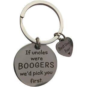 ARIJORJA Funny Uncle GiftS from Niece,Interesting Uncle Keychain, Father's Day Birthday Valentine's Day Uncle Gifts in Kuwait