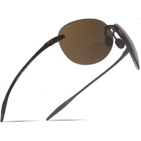 Maui Sports Pilot Bifocal Reading Sunglasses Ultra Flex TR90 Readers Under the Sun
