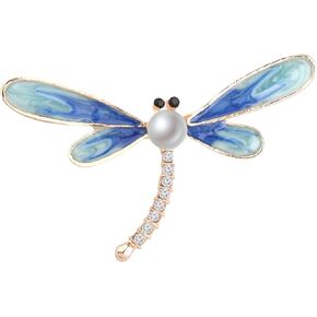 Pearl Pin Dragonflies Mother of Pearl Dragonfly Brooch Pearl Wedding Brooch Jewelry Accessories