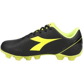 Diadora Pichichi 5 MD Youth Soccer Shoe - Perfect Starter Shoe for Kids, Turf and Firm Ground, Water-Resistant Suprell Upper, Non-Slip PU Heel Lining