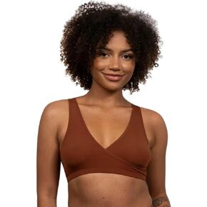 Women's 'Silk Magic' Microfiber Crossover Bra