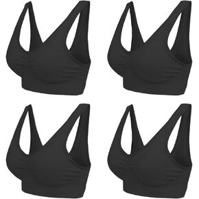 Women's Seamless Sports Style Bra Crop Top Vest Stretch Shapewear