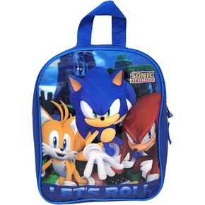 Sonic The Hedgehog LET'S ROLL 11" Mini Backpack