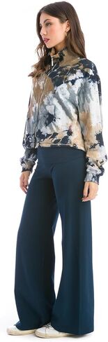 بنطال هارد تيل للنساء ذو ​​قصة واسعة قابلة للطي طراز W326 in Kuwait