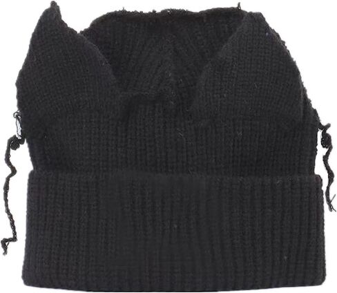 Vintage Beanies Crochet Hats for Women Cat Beanie Women Fox Hat Grunge Accessories Slouchy Beanies for Women in Kuwait