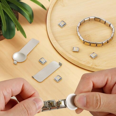 3pcs Italian Charm Tool, 9mm Dual-Head & Thumb Style Italian Charm Opening Tool Italian Charm Bracelet Link Tool for Adding & Removing Charms in Saudi Arabia