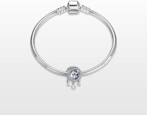 حلية إيزي توكسيدو بيرثستون لأساور باندورا تناسب سلسلة الأفعى الأوروبية S925 فضة مجوهرات هدايا للنساء الفتيات عيد الميلاد in Kuwait