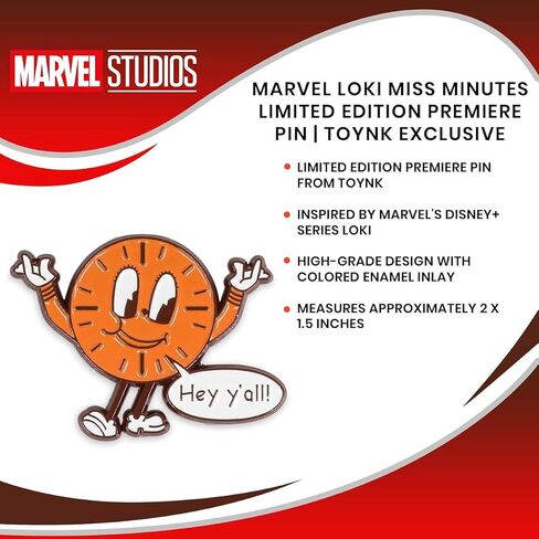 دبوس بريميير لوك ميس مينتس إصدار محدود من شركة مارفل | حصري للتو in Kuwait