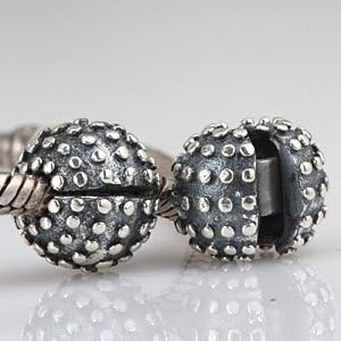 خرزات بقفل بسدادة من الفضة الإسترلينية 925 بنقط مشبك سحر السوار والقلادة من باندورا in Kuwait