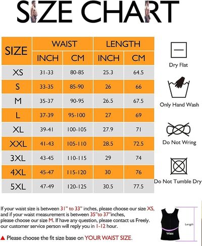 NonEcho Men Sauna Vest Hot Sweat Waist Trainer Corset Neoprene Tank Top Shapewear Slimming Shirt Workout Suit in Saudi Arabia