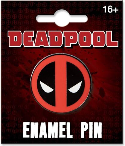 Ata-Boy Marvel Comics Deadpool Logo 1" Full Color Enamel Pin… in Saudi Arabia