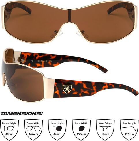 Khan Fleet - One Piece Shield Sunglasses in Saudi Arabia