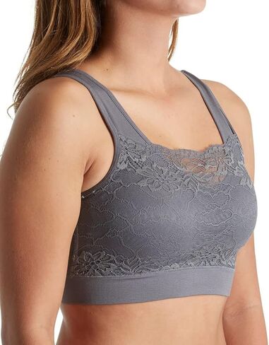 Ahh By Rhonda Shear حمالة صدر نسائية بدون خياطة مع طبقة من الدانتيل in Kuwait