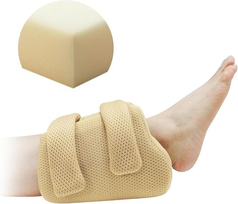 Ehucon 3D Heel Protector for Pressure Sores,Ankle Pillow for Elderly or Bedridden Patients, Heel Cushion for Bed Sores,Foot Elevation Pillow to Relief Heel Pain from Ulcers and Sores in Saudi Arabia