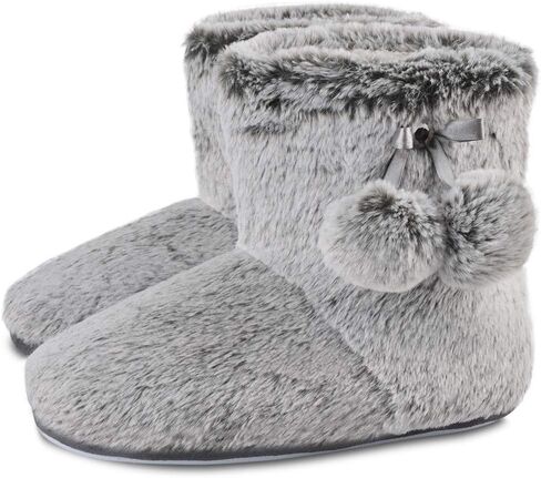 دي ال شبشب نسائي لطيف من الصوف المخملي المنفوش من الميموري فوم احذية منزلية شباشب شتوية in Kuwait