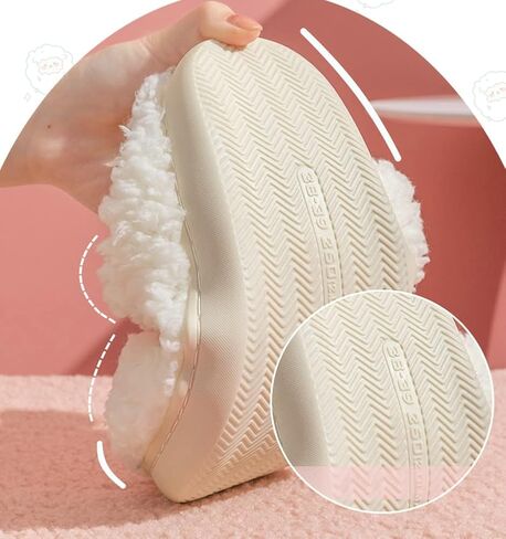 النساء خراف لطيفة النعال جميل شباشب على شكل حيوانات شتاء دافئ أفخم المنزل أحذية مفتوحة الشرائح مضحك عدم الانزلاق شباشب غرفة النوم in Kuwait