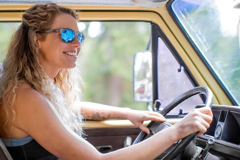 Wiley X Ovation Captivate Polarized Sunglasses, Safety Glasses for Men and Women, UV Eye Protection for Shooting, Fishing, Biking, and Extreme Sports, Matte Slate Frames, Blue Mirror Tinted Lenses in Saudi Arabia