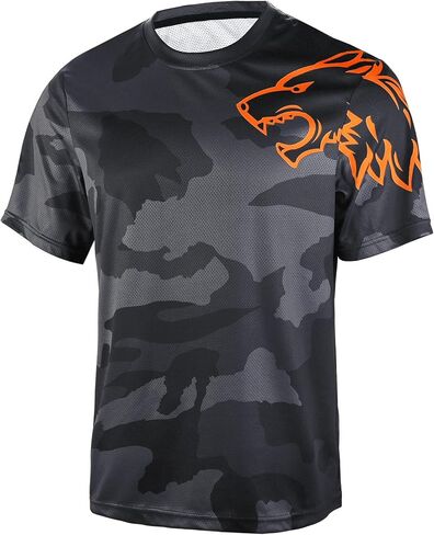 قمصان ركوب الدراجات الجبلية للرجال من Wisdom Leaves بأكمام قصيرة قمصان MTB الإنحدارية ماصة للرطوبة وسريعة الجفاف in Kuwait