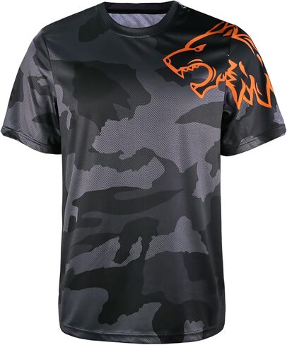 قمصان ركوب الدراجات الجبلية للرجال من Wisdom Leaves بأكمام قصيرة قمصان MTB الإنحدارية ماصة للرطوبة وسريعة الجفاف in Kuwait