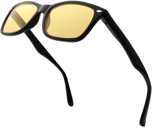 VITENZI Night Vision Glasses for Men and Women Anti Glare Safety for Night Day Driving HD Yellow Tinted Sunglasses Prato in Saudi Arabia