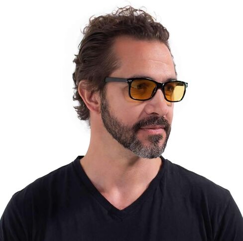 VITENZI Night Vision Glasses for Men and Women Anti Glare Safety for Night Day Driving HD Yellow Tinted Sunglasses Prato in Saudi Arabia