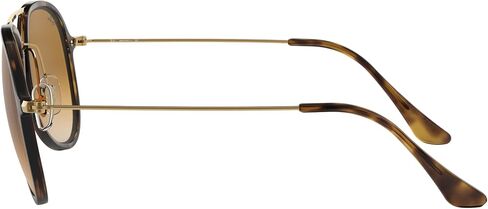 Ray-Ban Unisex Sunglasses Light Havana Frame, Light Brown Lenses, 57MM in Saudi Arabia