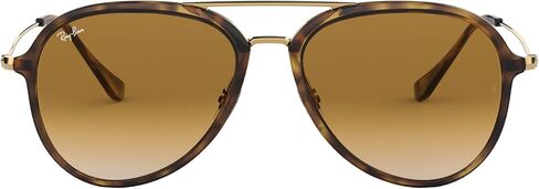 Ray-Ban Unisex Sunglasses Light Havana Frame, Light Brown Lenses, 57MM in Saudi Arabia