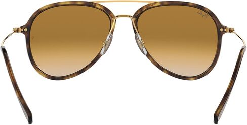 Ray-Ban Unisex Sunglasses Light Havana Frame, Light Brown Lenses, 57MM in Saudi Arabia