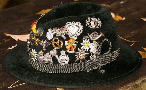Breiter Hat Pin Bavarian Coat of Arms Jewelry Traditional Costume Ornament Brooch Badge in Saudi Arabia