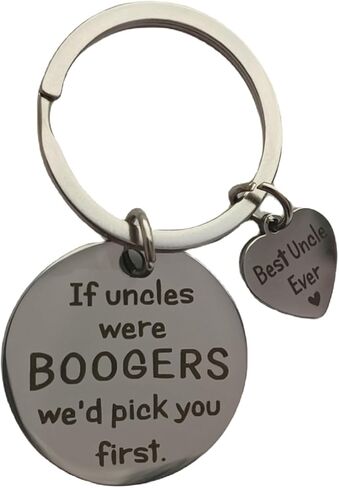 ARIJORJA Funny Uncle GiftS from Niece,Interesting Uncle Keychain, Father's Day Birthday Valentine's Day Uncle Gifts in Kuwait