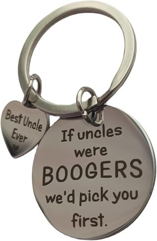 ARIJORJA Funny Uncle GiftS from Niece,Interesting Uncle Keychain, Father's Day Birthday Valentine's Day Uncle Gifts in Kuwait