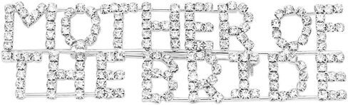 Rosemarie Collections Women's Sparkling Rhinestone Mother of The Bride and Groom Brooch Pin in Saudi Arabia