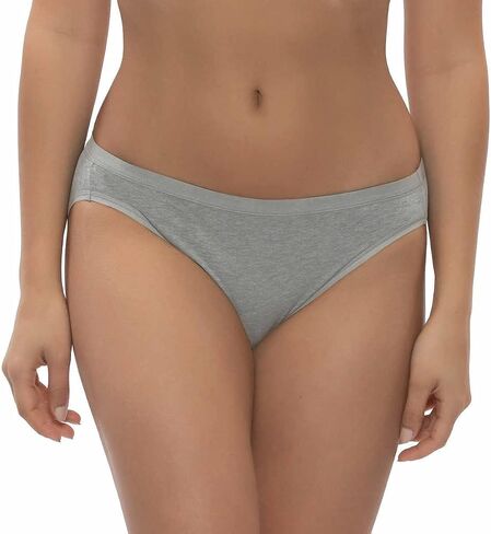 Felina Womens 6 Pack Organic Cotton Stretch Bikini in Saudi Arabia