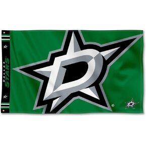 WinCraft Dallas Stars Printed Header 3x5 Premium Banner Flag