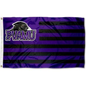 College Flags & Banners Co. Prairie View A&M Panthers Stars and Stripes Nation Flag