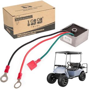 10L0L #27739-G01 Golf Cart Voltage Regulator Rectifier for EZGO TXT/Medalist Gas 1994-up, Club Car 1984-1991 and Columbia/ParCar 1982-1994 OEM Part# 27739-G01, 27739G01, 435-203