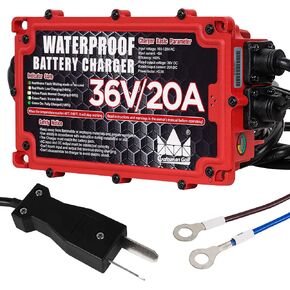 CRAFTSMAN GOLF 36 Volt Golf Cart Battery Charger for EZGO Club Car Yamaha 20 Amp Golf Cart Onboard Charger with Crowfoot Plug
