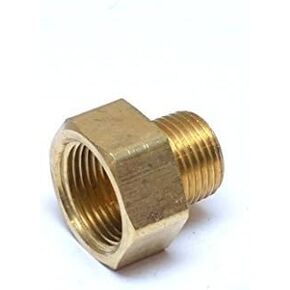 3/4" Female NPT FPT FIP to 1/2" Male MPT MIP Brass Pipe Adaptor Fitting Fuel/Air/Water/Boat/Gas/Oil WOG